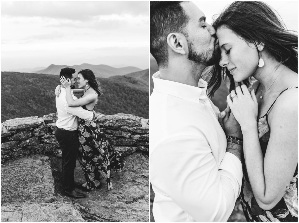 engagement session in craggy gardens