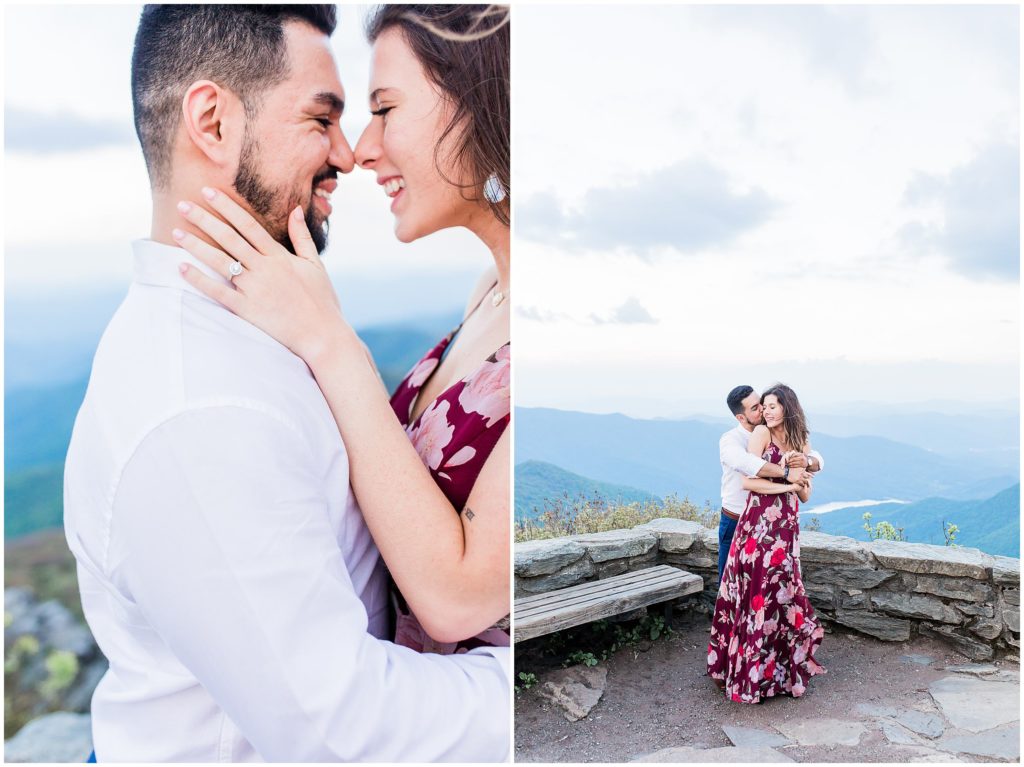 craggy gardens engagement photography