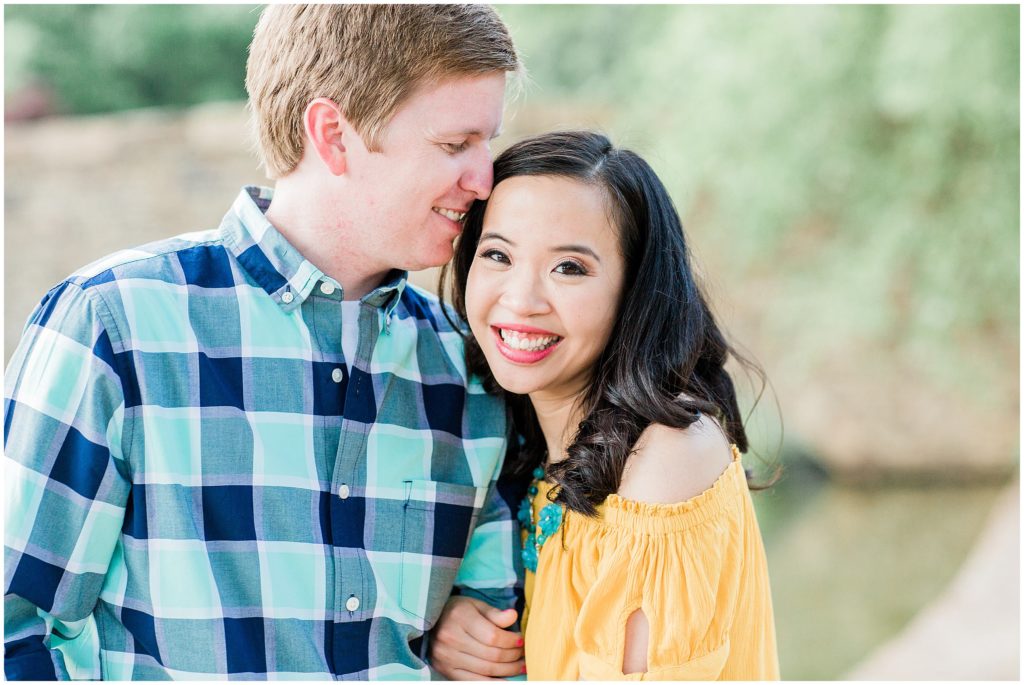 engagement session at freedom park in charlotte