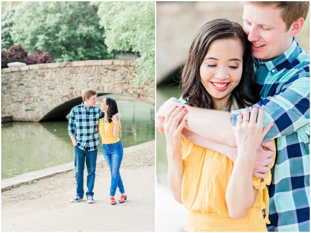 engagement session at freedom park in charlotte