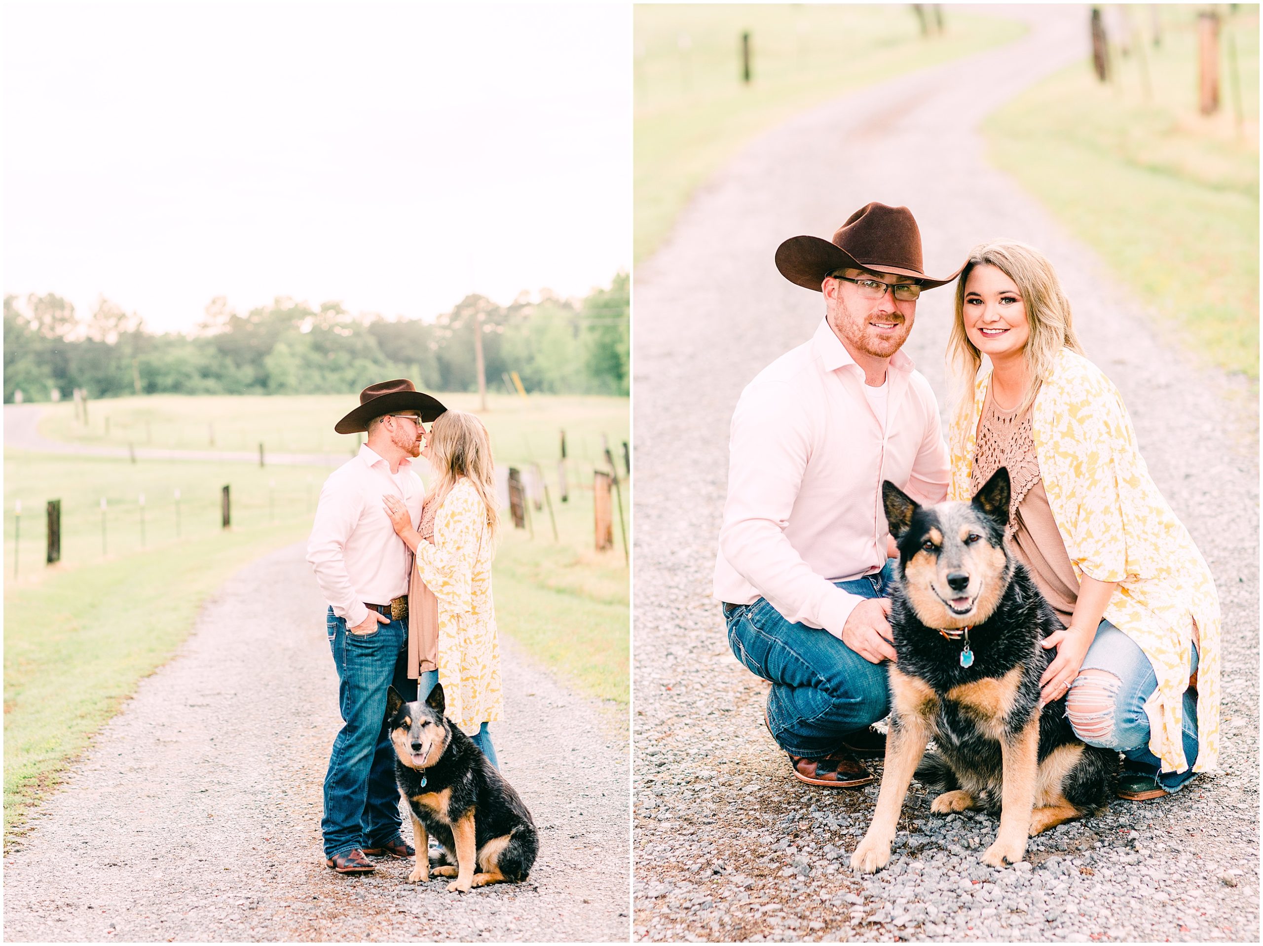 colorful engagement photo in south carolina