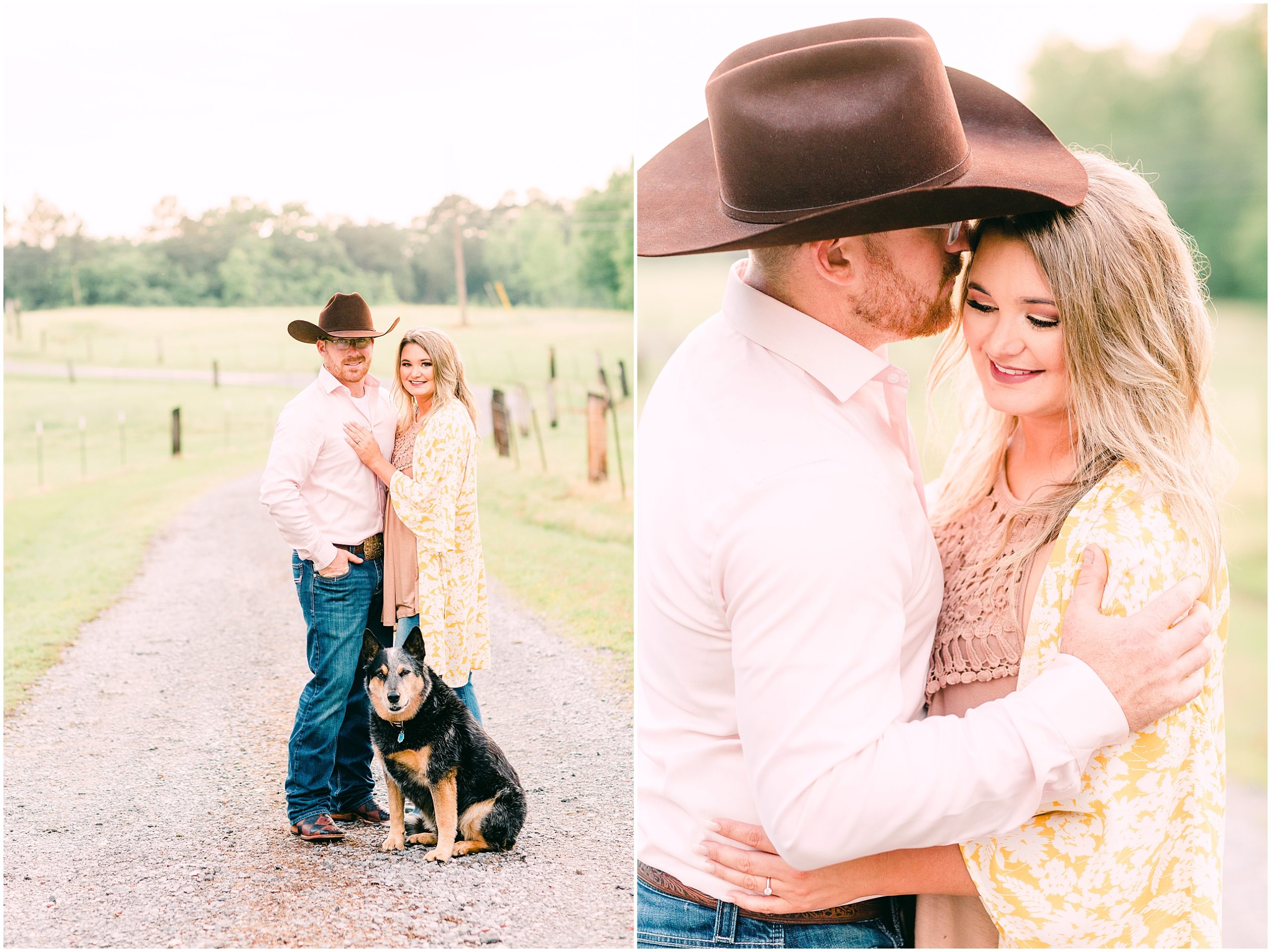 colorful engagement photo in south carolina