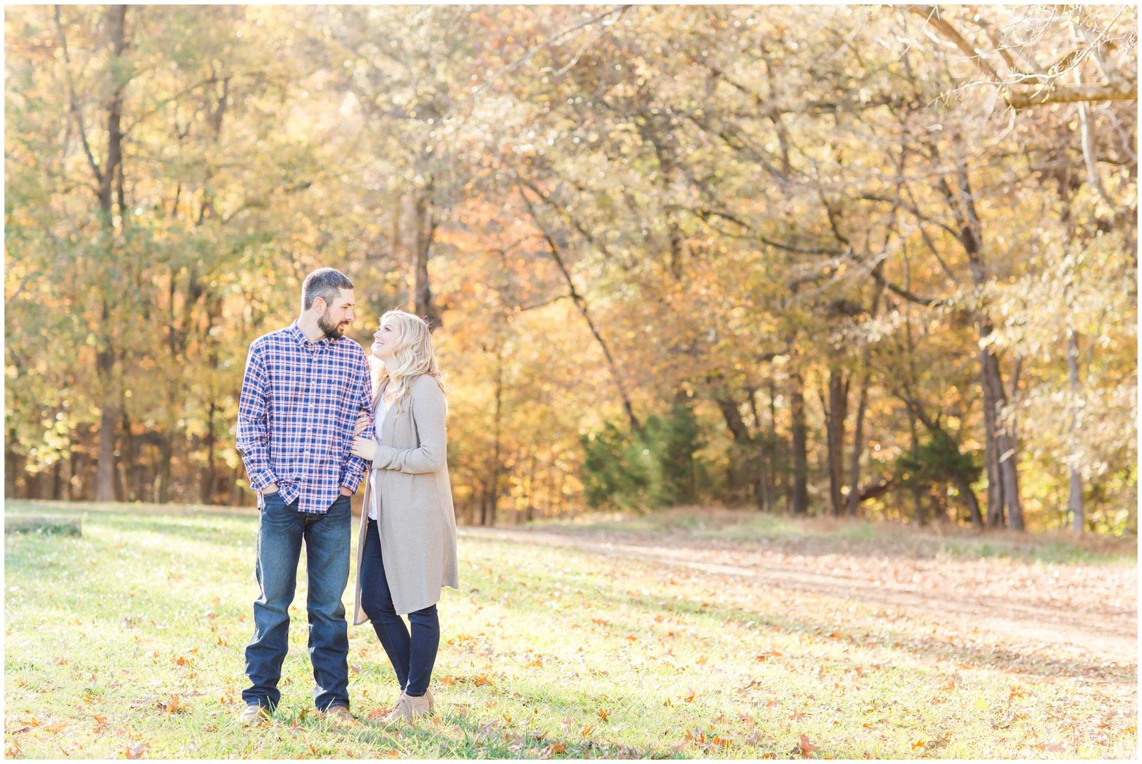 Fall Engagement Session at the Anne Springs Greenway | Yessica Grace ...